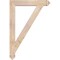 Ekena Millwork Traditional Arts & Crafts Smooth Bracket, Douglas Fir, 3 1/2"W x 26"D x 38"H BKT04X26X38TRA03SDF - alternate 3